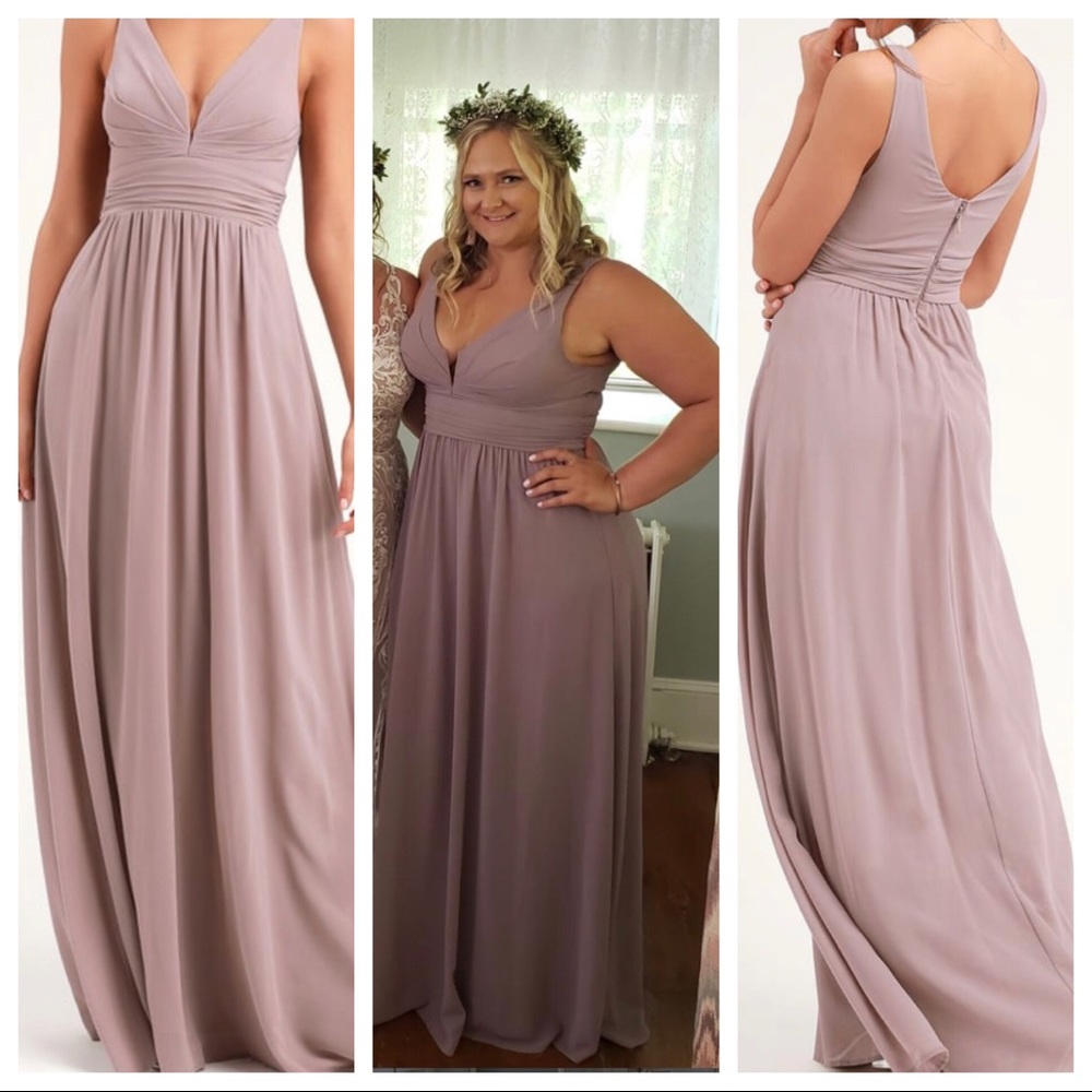 Lulu’s leading role maxi dress, taupe